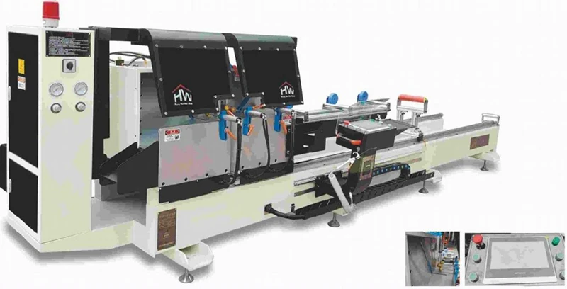 550 CNC 45 graden dubbele kopzaag